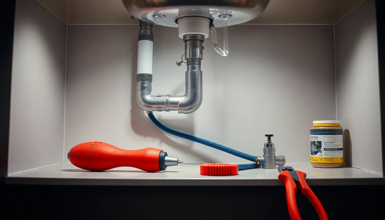 Under-Sink Pipe Repair